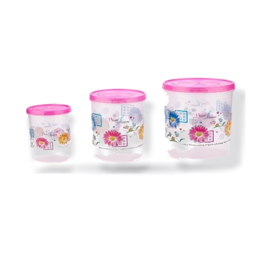 Round Printed Container
